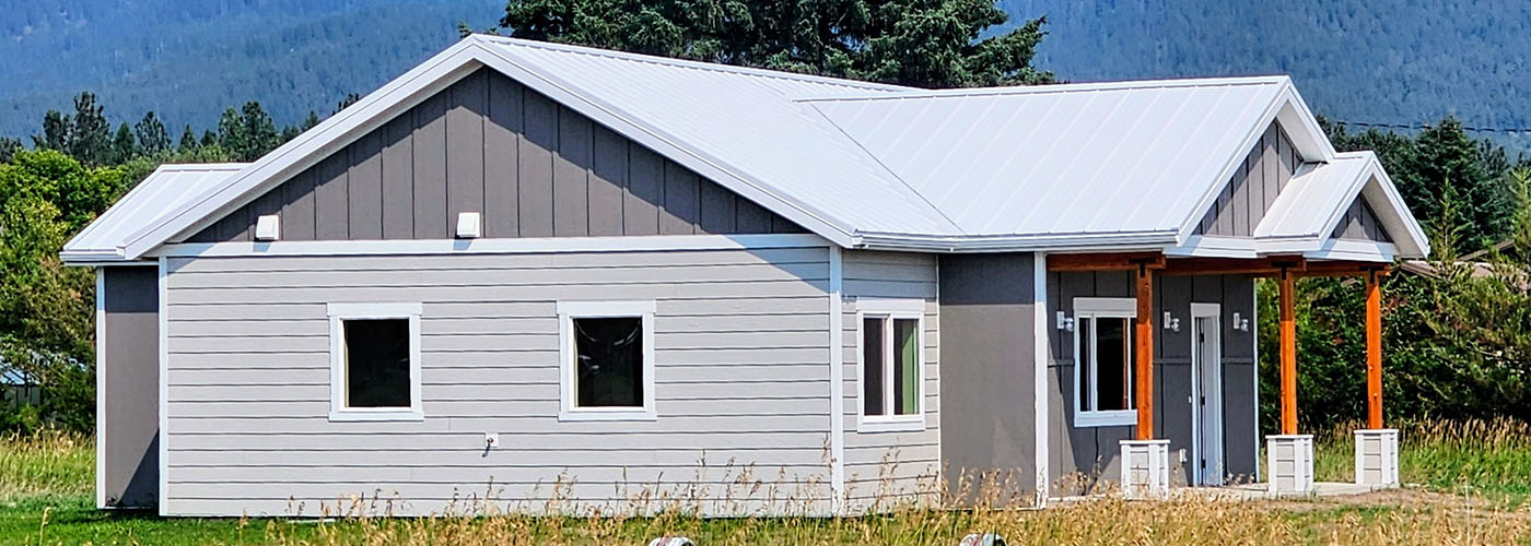 New house exterior